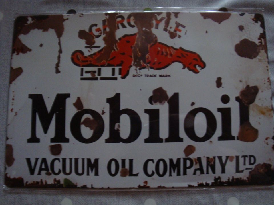 Mobiloil peltikyltti