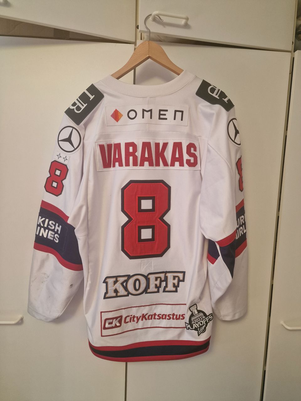Hifk game worn Ville Varakas