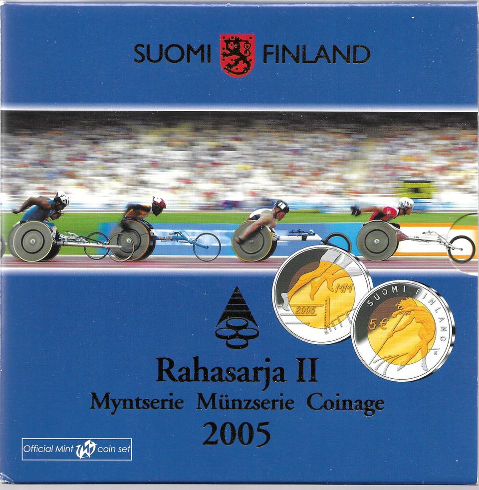 Suomi. Rahasarja Euro2005.