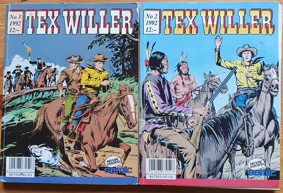 Tex Willer lehdet 2-3/1992