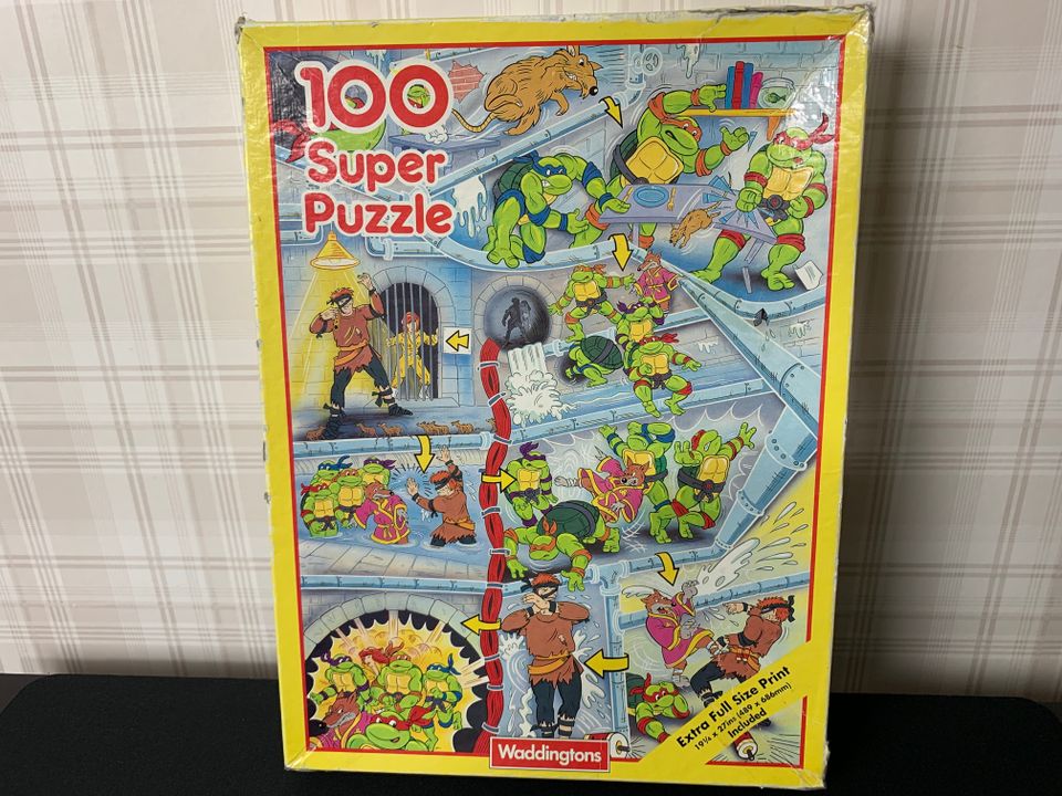Turtles Vintage palapeli - 100 Super Puzzle palaa