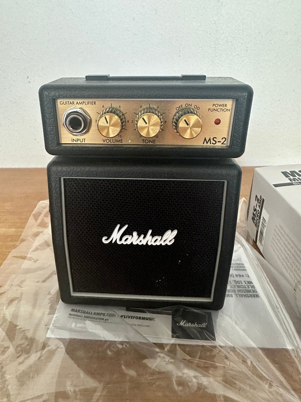 Marshall MS-2 1x4" combo kitaralle, 1 watti