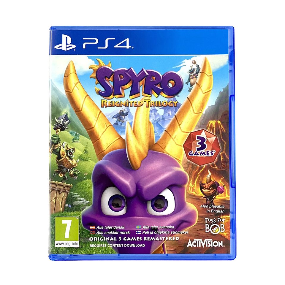 Spyro Reignited Trilogy - PS4/PS5 (+löytyy paljon muita pelejä)