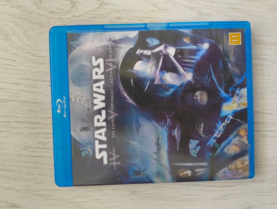 Star Wars blu-ray 3 leffaa