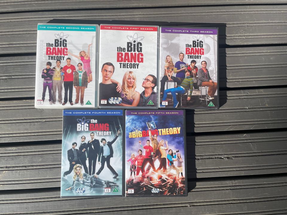Big Bang Theory dvdt kaudet 1-5