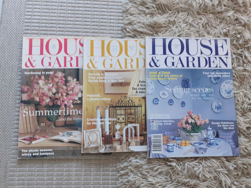 House & Garden sisustuslehtiä