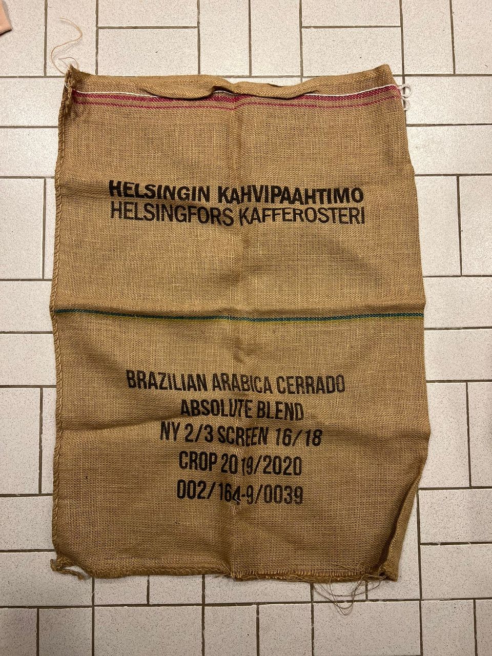 Kahvisäkki Helsingin kahvipaahtimo