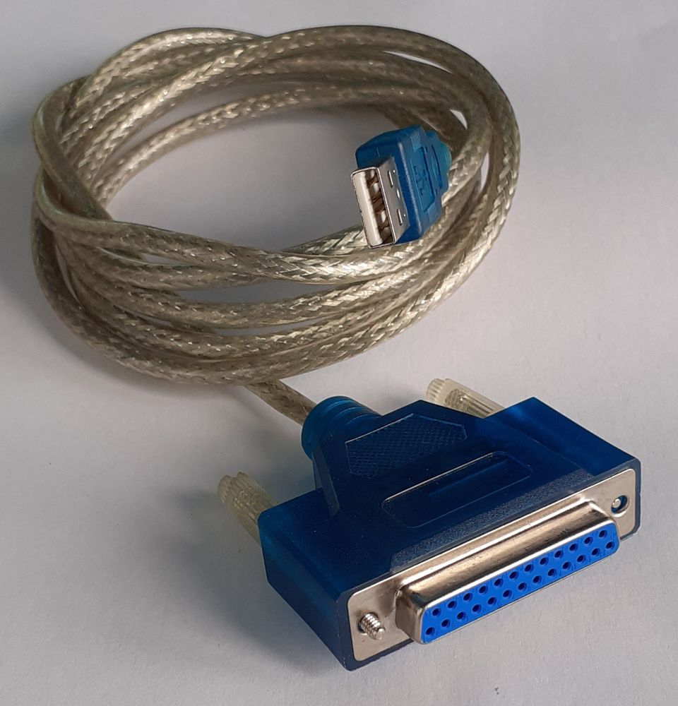 Usb => db25 parallel-kaapeli/rinnakkaisporttiadapteri