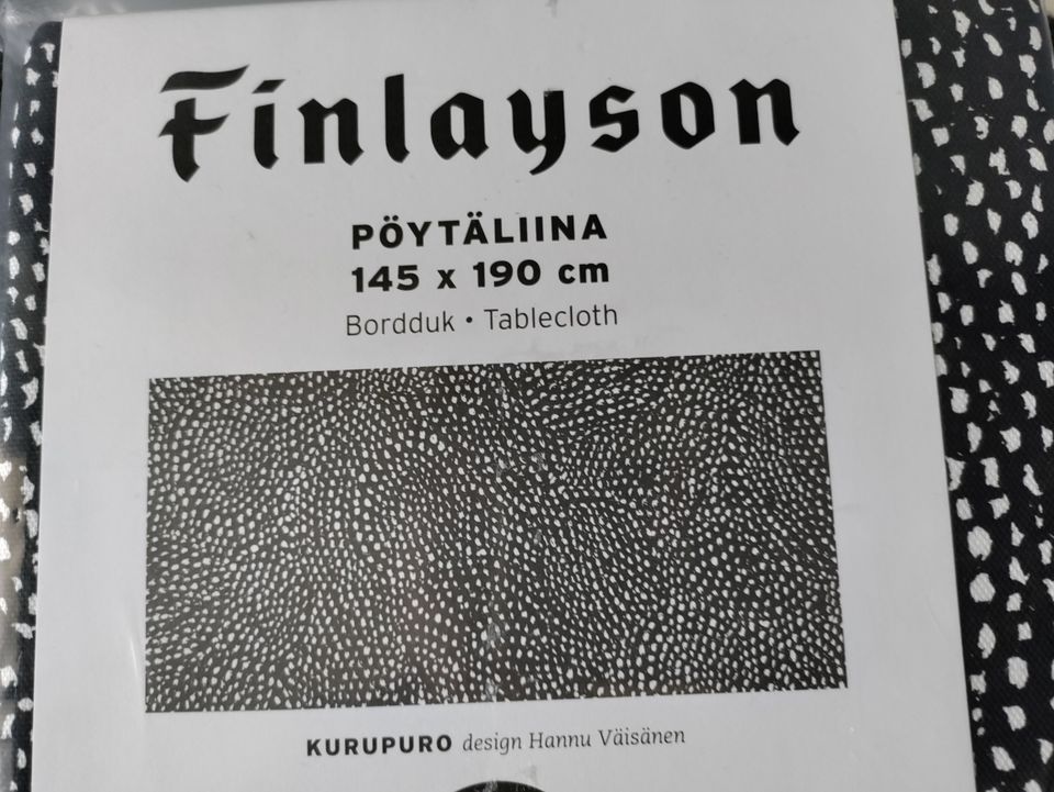 Finlaysonin Kurupuro-pöytäliina 145x190