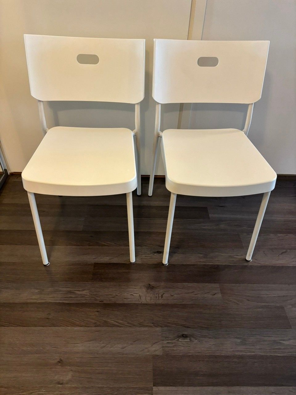 Ikea valkoinen Herman tuoli