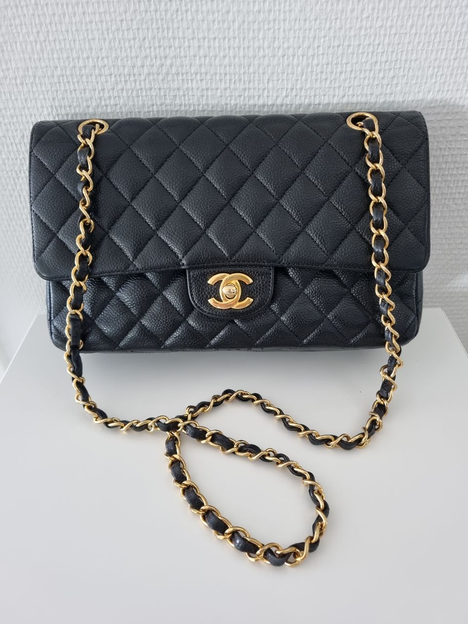 Chanel medium double flap bag