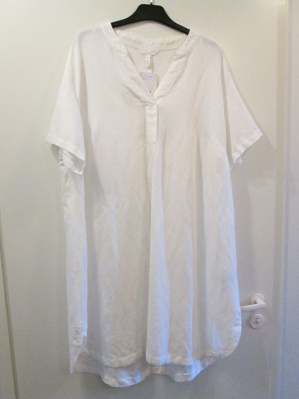 H&M valkoinen mekko koko L UUSI