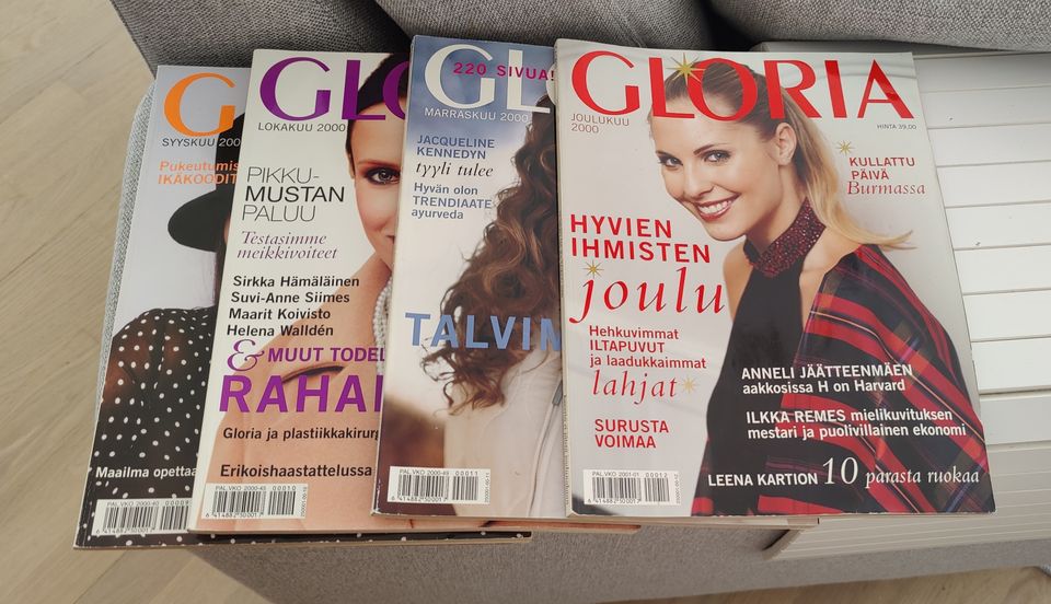 Gloria naistenlehdet vuodelta 2000