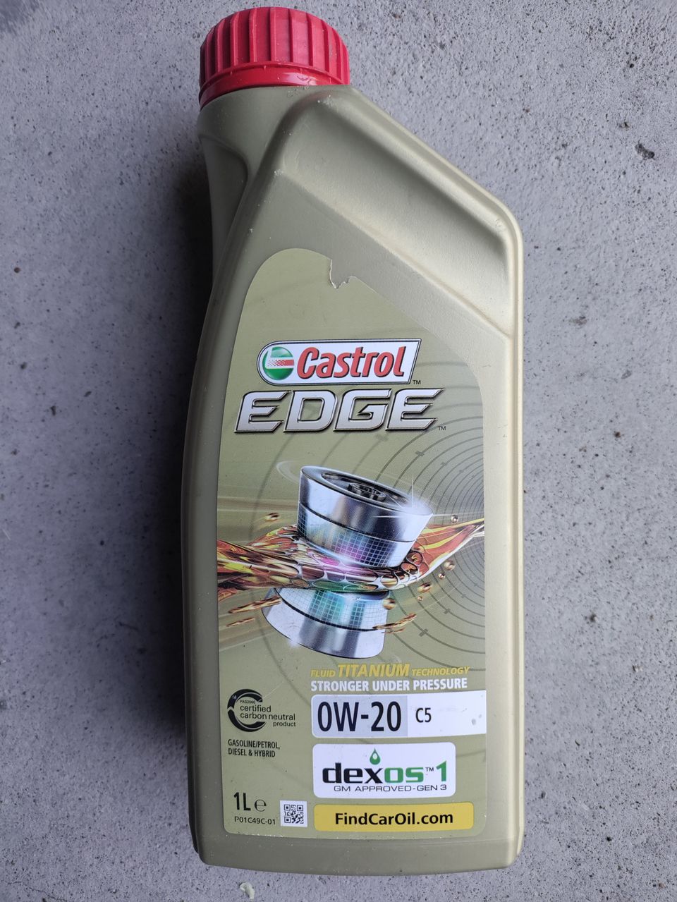 Castrol Edge 0w-20 C5 5litraa