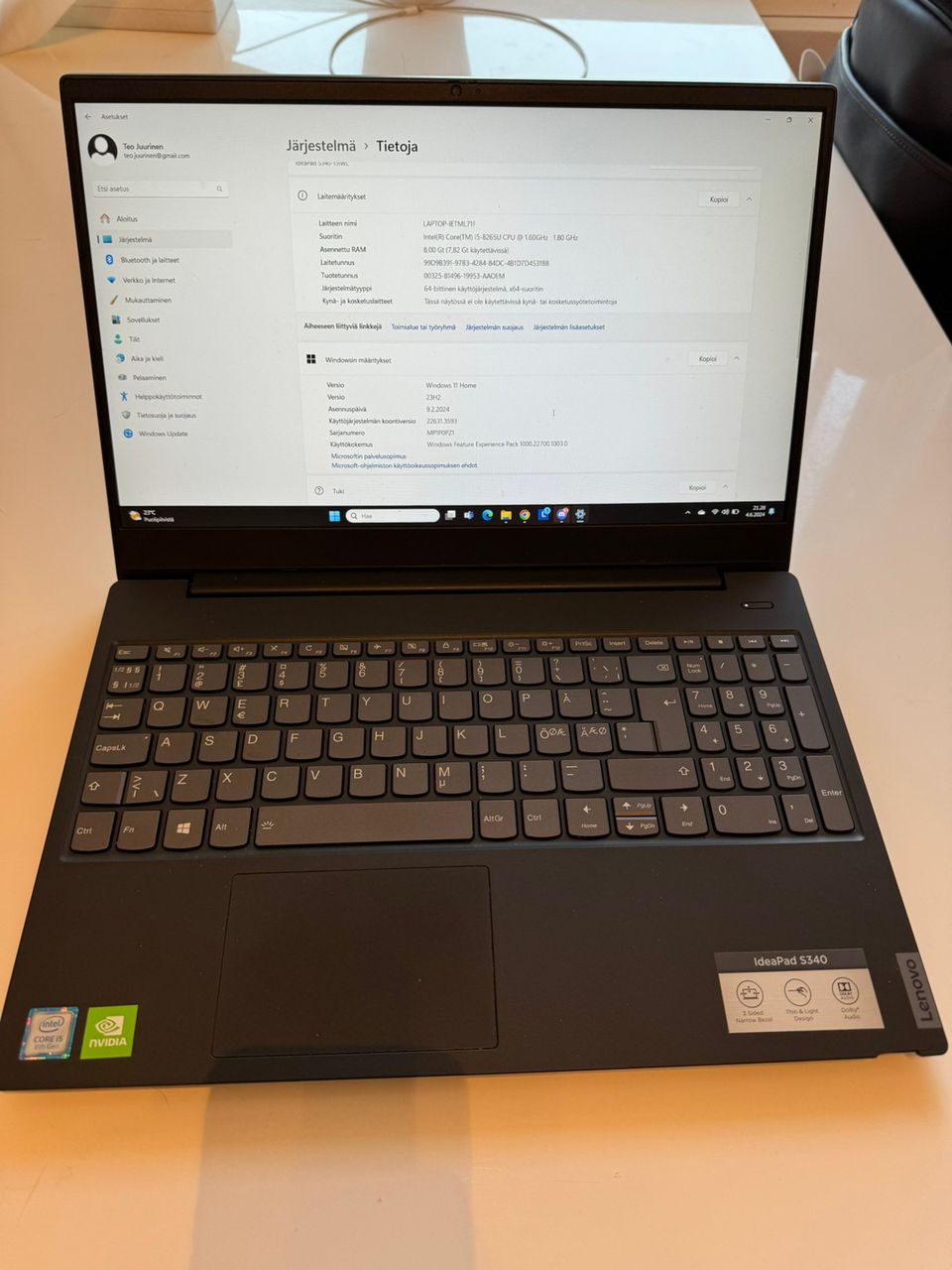 Myydään Lenovo S340 Kannettava Tietokone