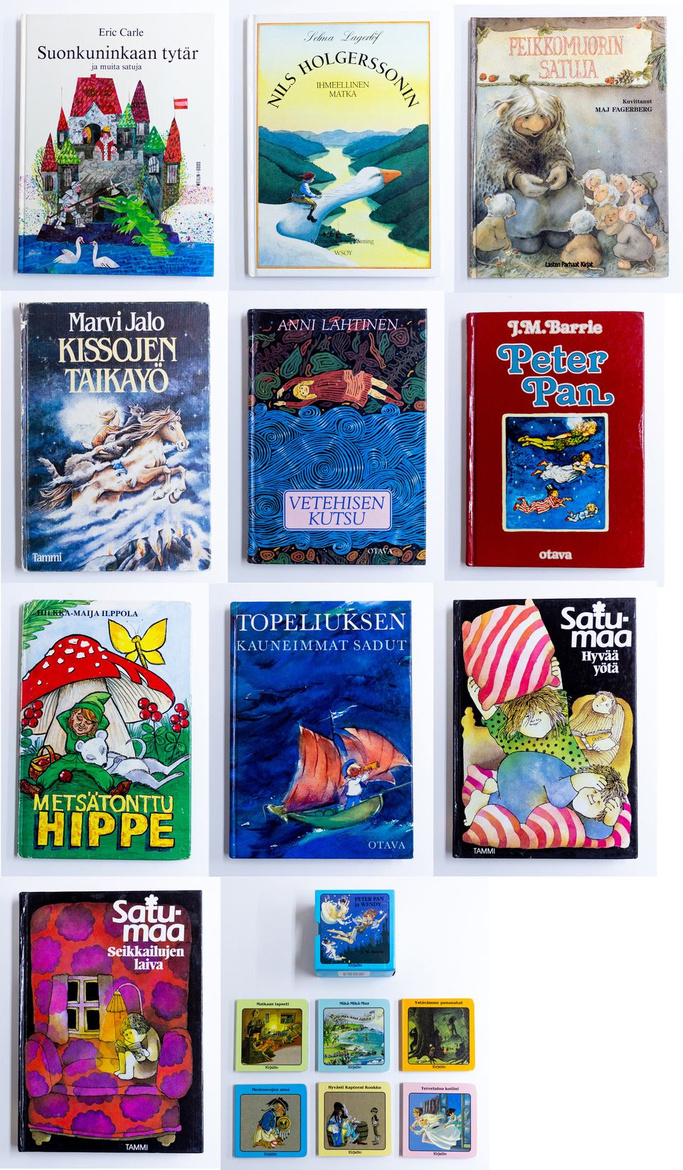Lasten fantasia ja satukirjoja 11 kpl. 80- 90- luku. MAKSA MITÄ HALUAT