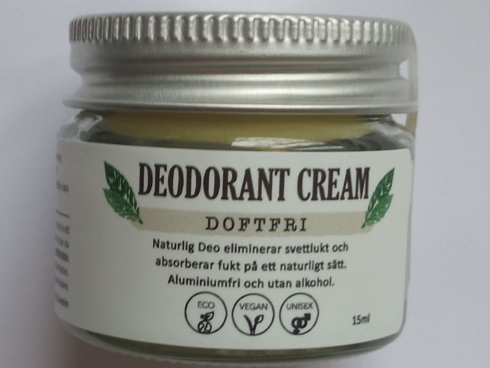 100% eko deodorantti voide, Naturlig Deo