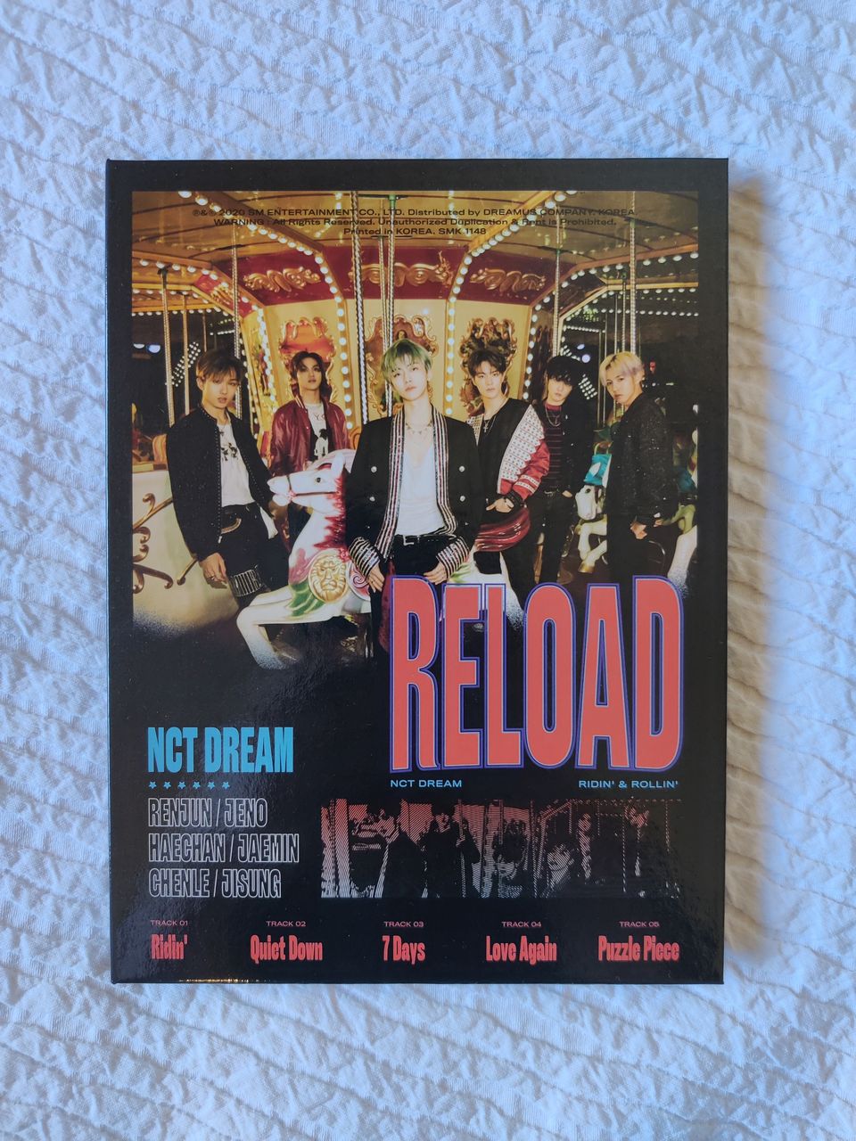 NCT Dream – Reload -albumi (Ridin’ ver.)