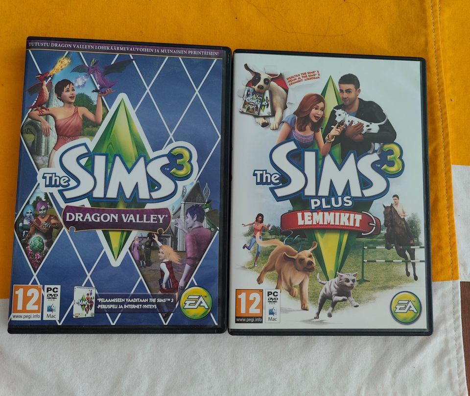 Sims 3 peli ja lisäosat