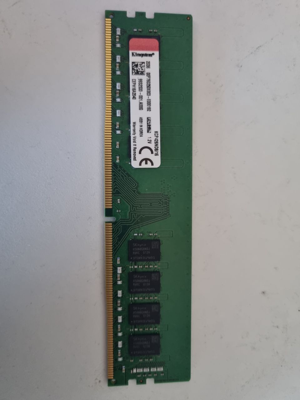 RAM (Kingston 16GB 2666 MHz DDR4)