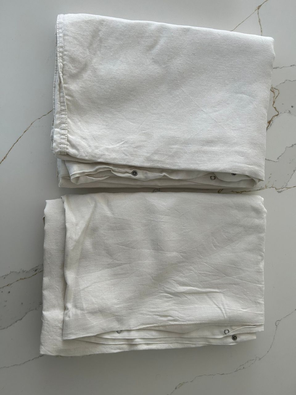 Valkoiset pellavapussilakanat, H&M Home