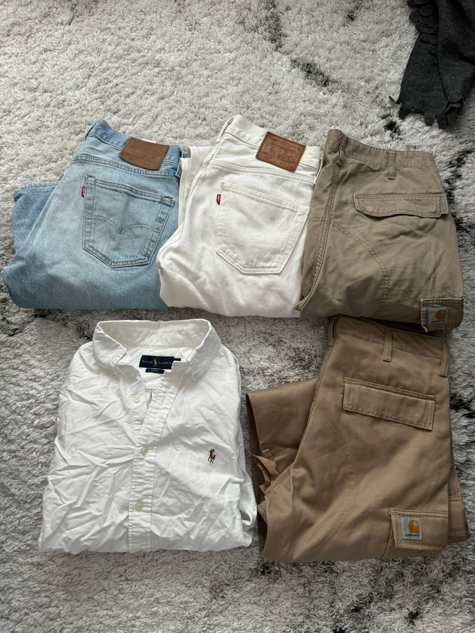 Carhartt/Ralph lauren/Levis