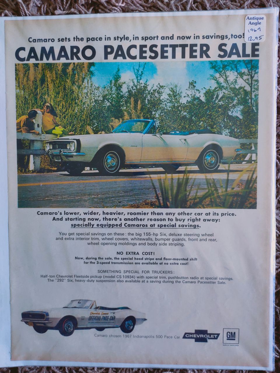 1967 Chevrolet Camaro Poster