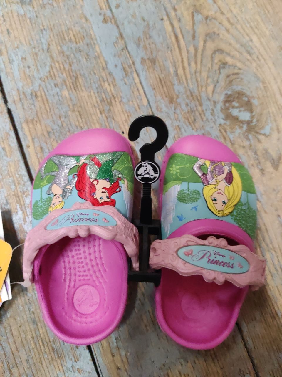 Disney prinsessa Crocs kengät koot: 21 ja 25