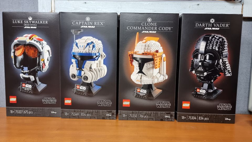 Lego Star Wars Helmet collection