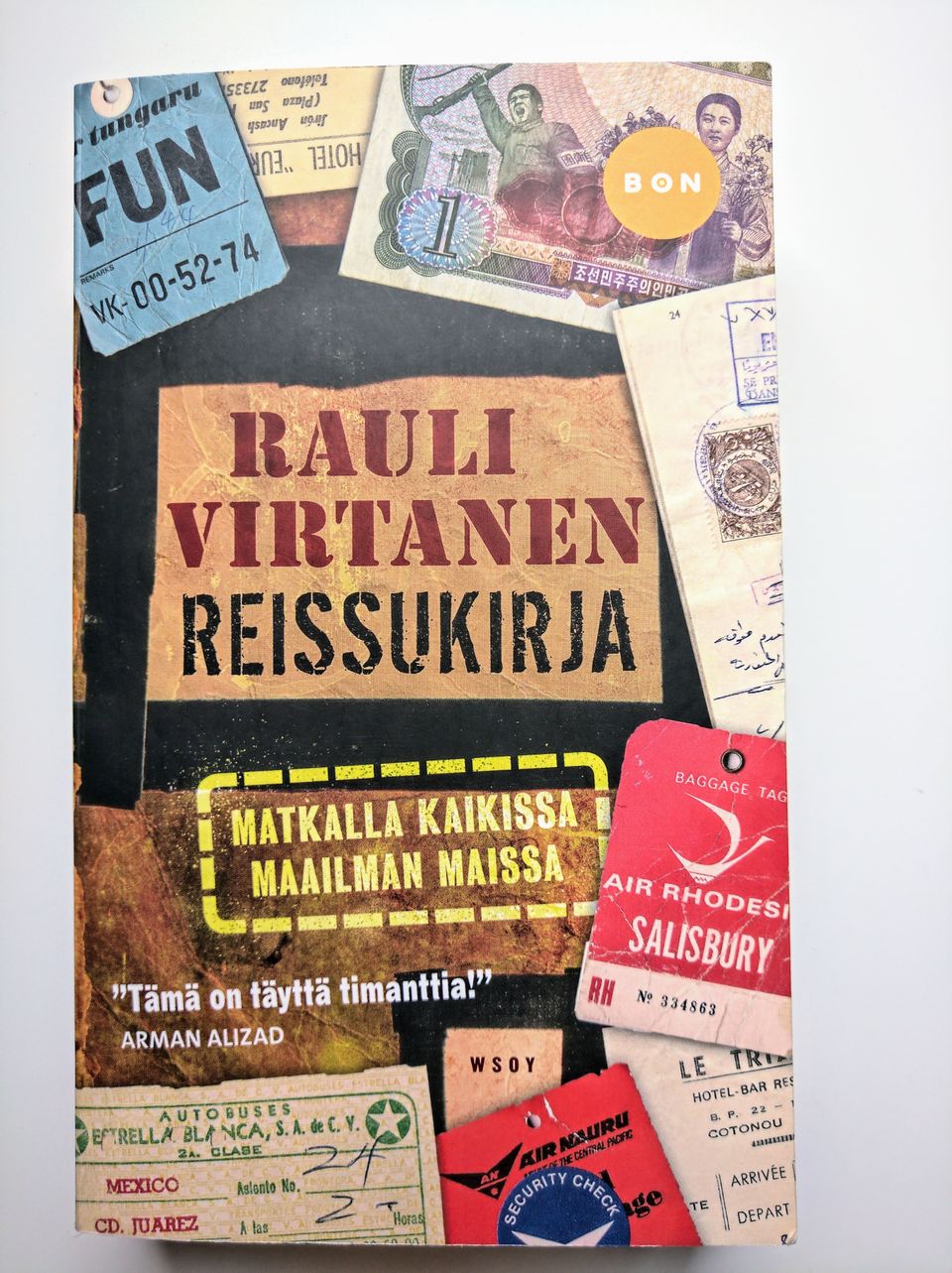 Rauli Virtanen, Reissukirja