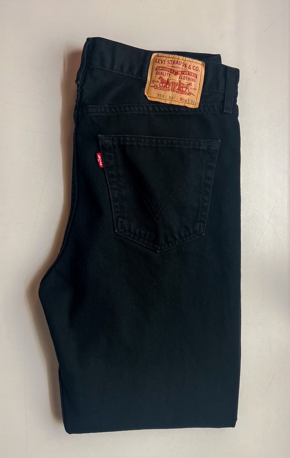 Levi Strauss Co. 751 Black Jeans