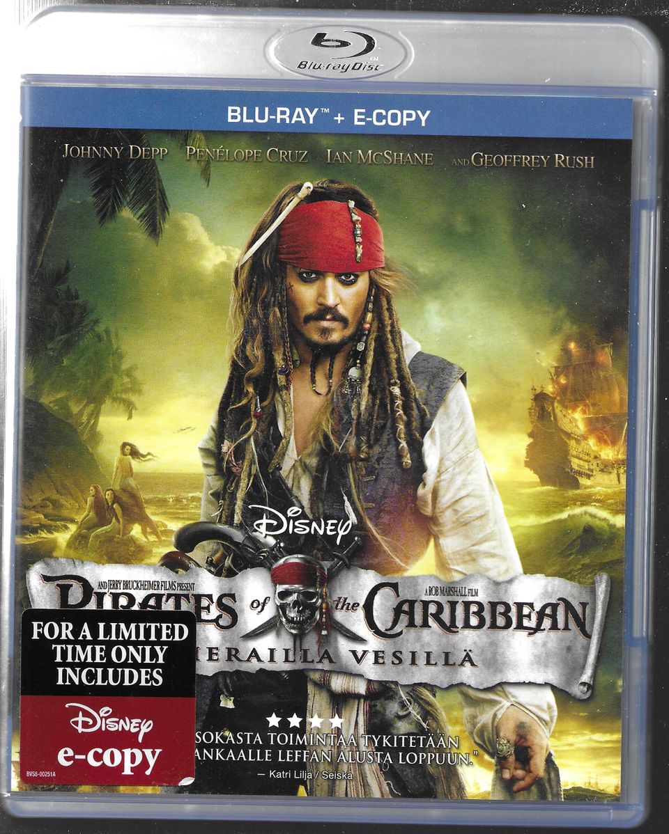 BLU-RAY + E-COPY Pirates of Caribbean