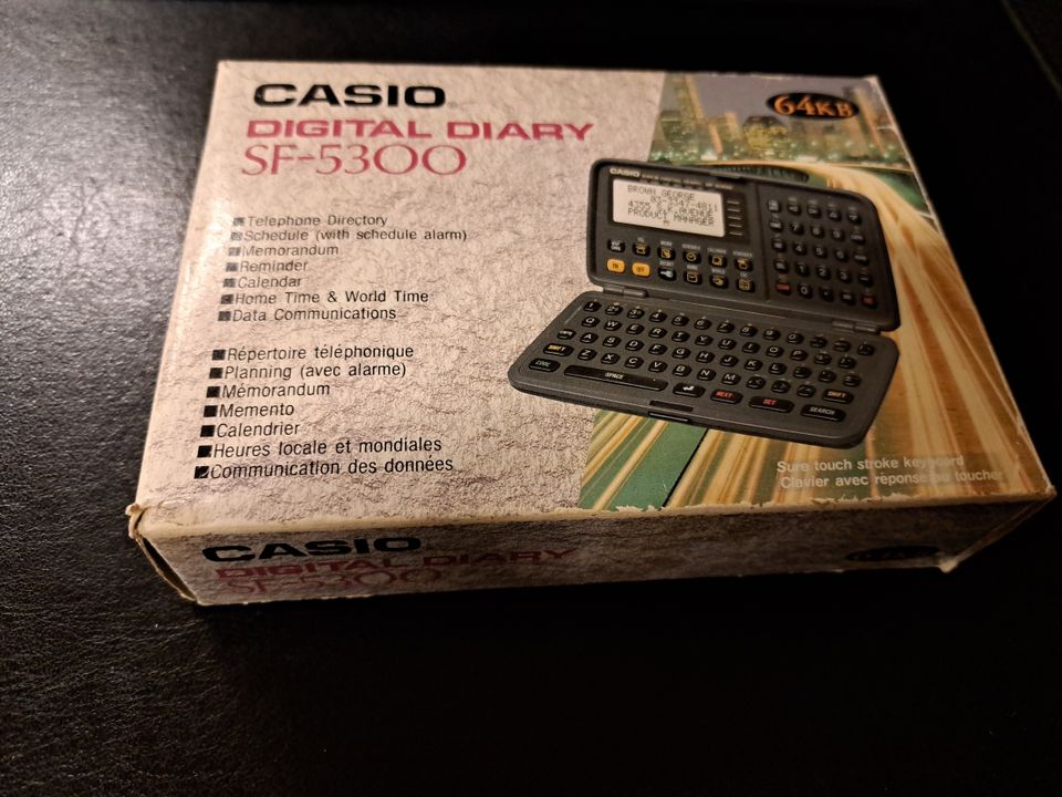 Casio Digital Diary SF-5300