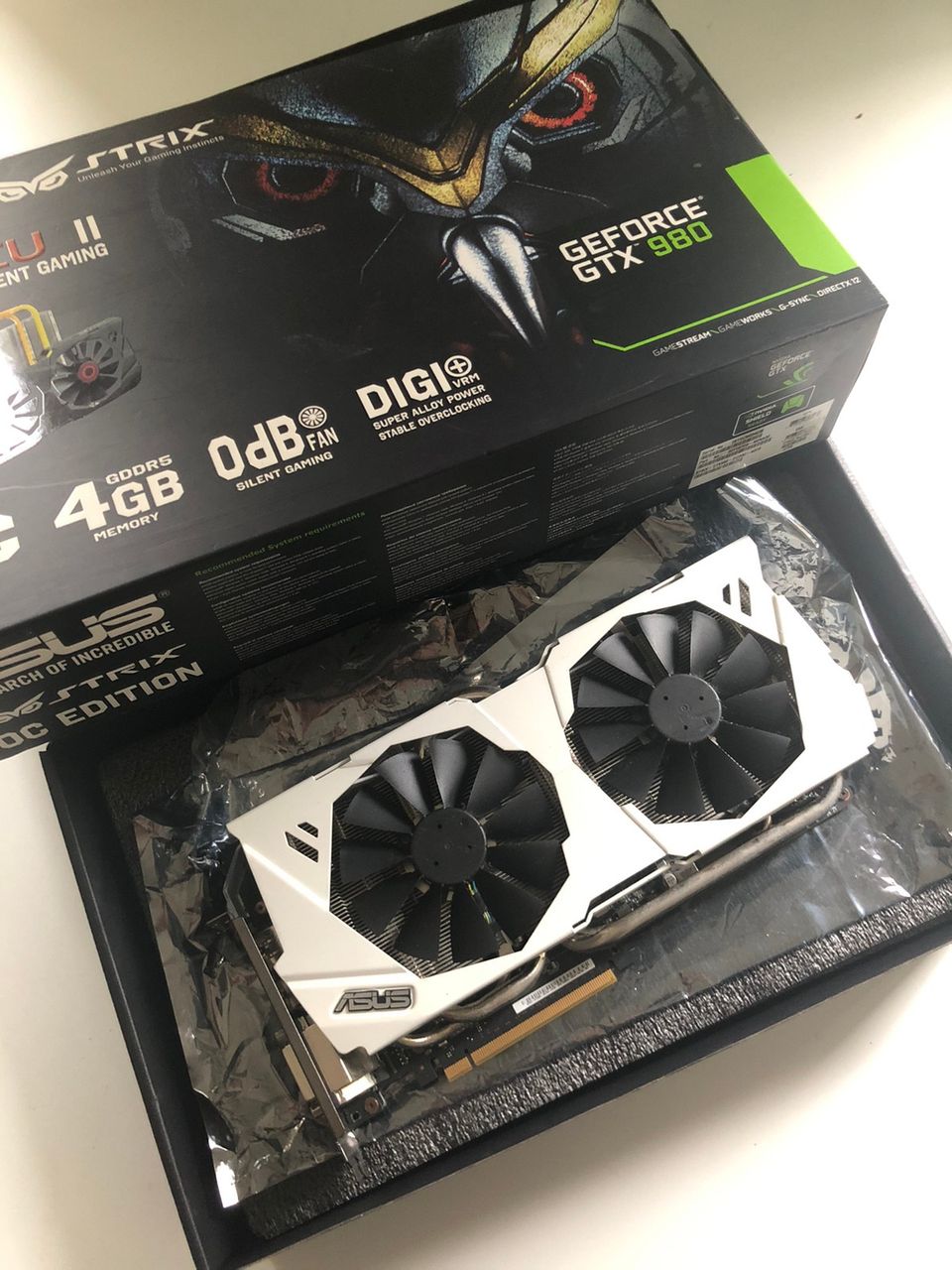 Asus Geforce Strix GTX 980 OC 4GB