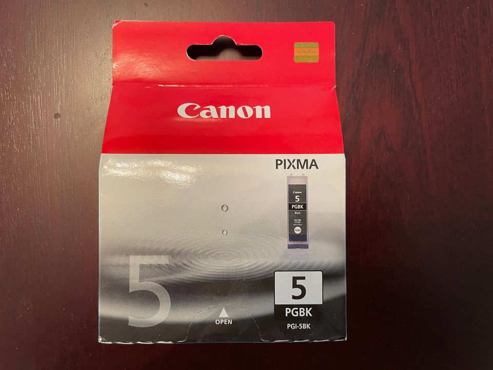 Canon PGI-5BK käyttämätön mustekasetti