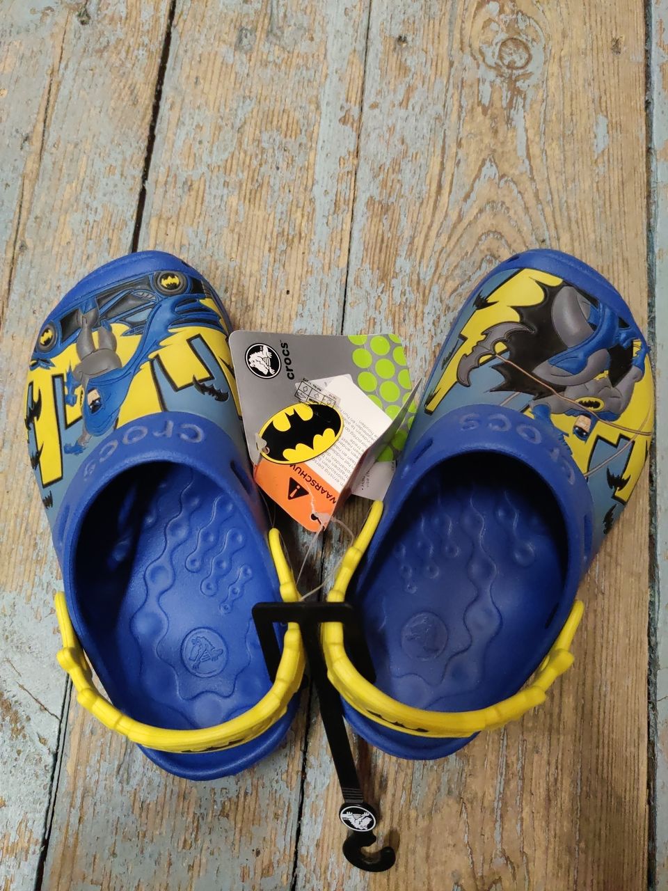 Batman Crocs kengät koot: 32 ja 33.5