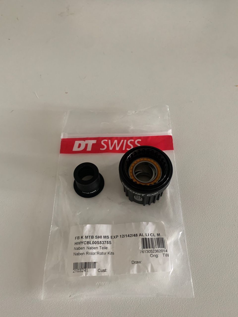DT SWISS Micro Spline 12s ratchet EXP Ceramik vapaaratasrunko