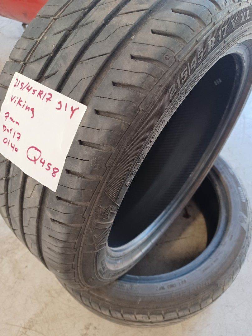 Kesärenkaat 215/45R17 91Y Viking 7mm dot17 Q458