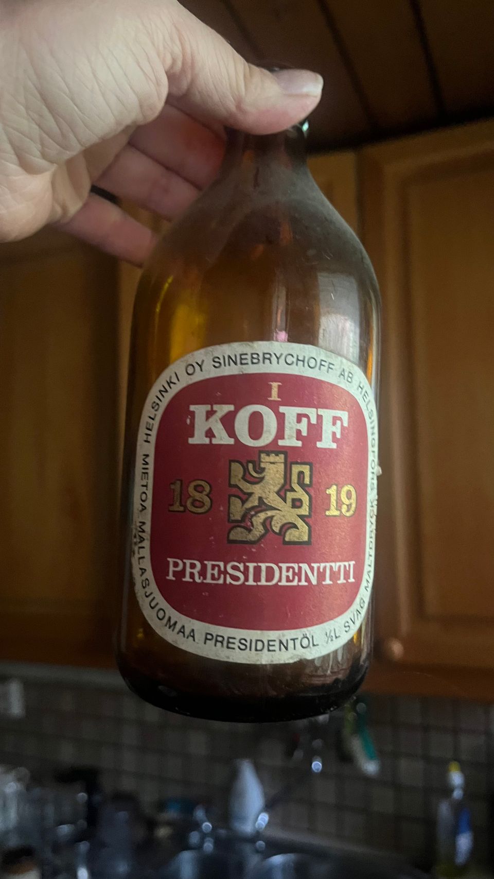 Koff presidentti retro pullo