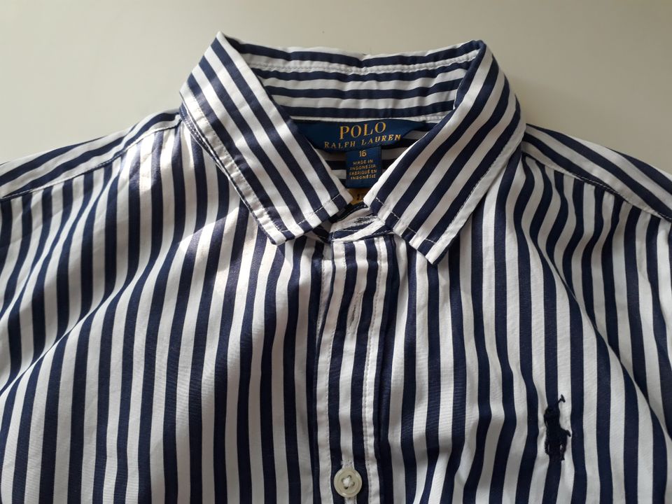 Polo Ralph Lauren Stripe - mekko sinivalkoinen koko XS/ 156 cm