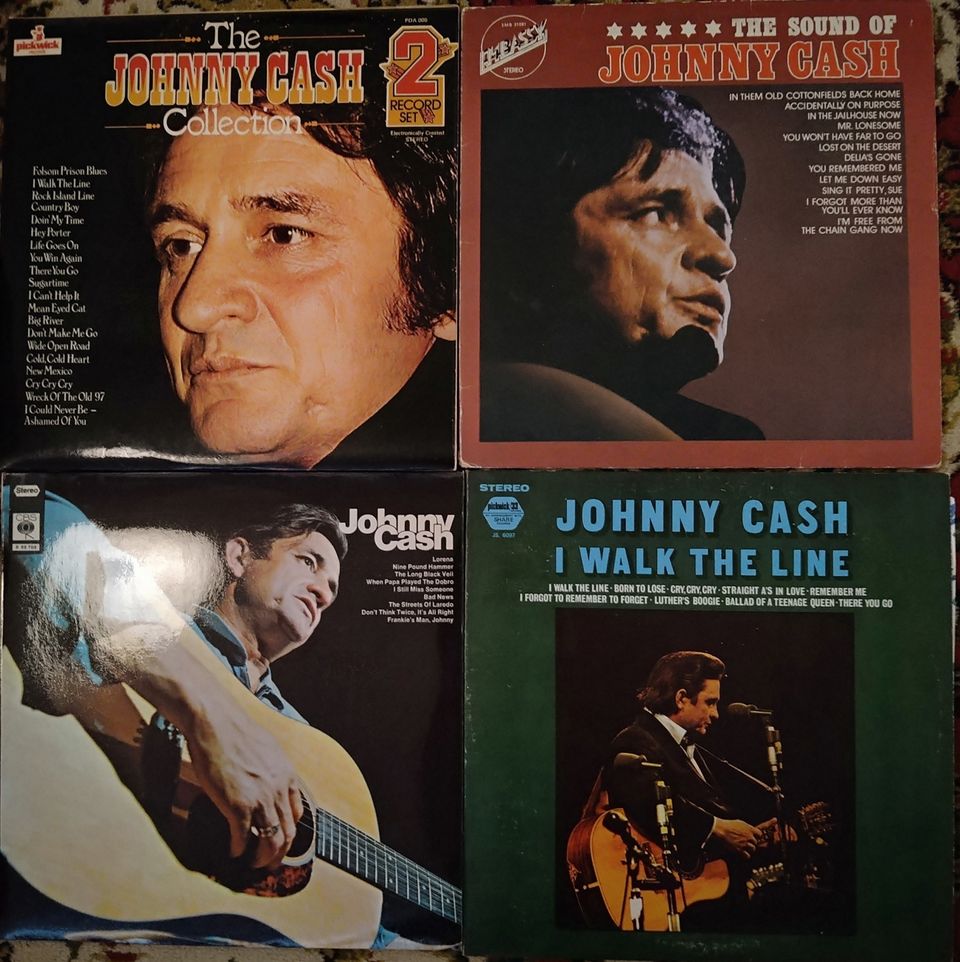 Johnny Cash lp-paketti