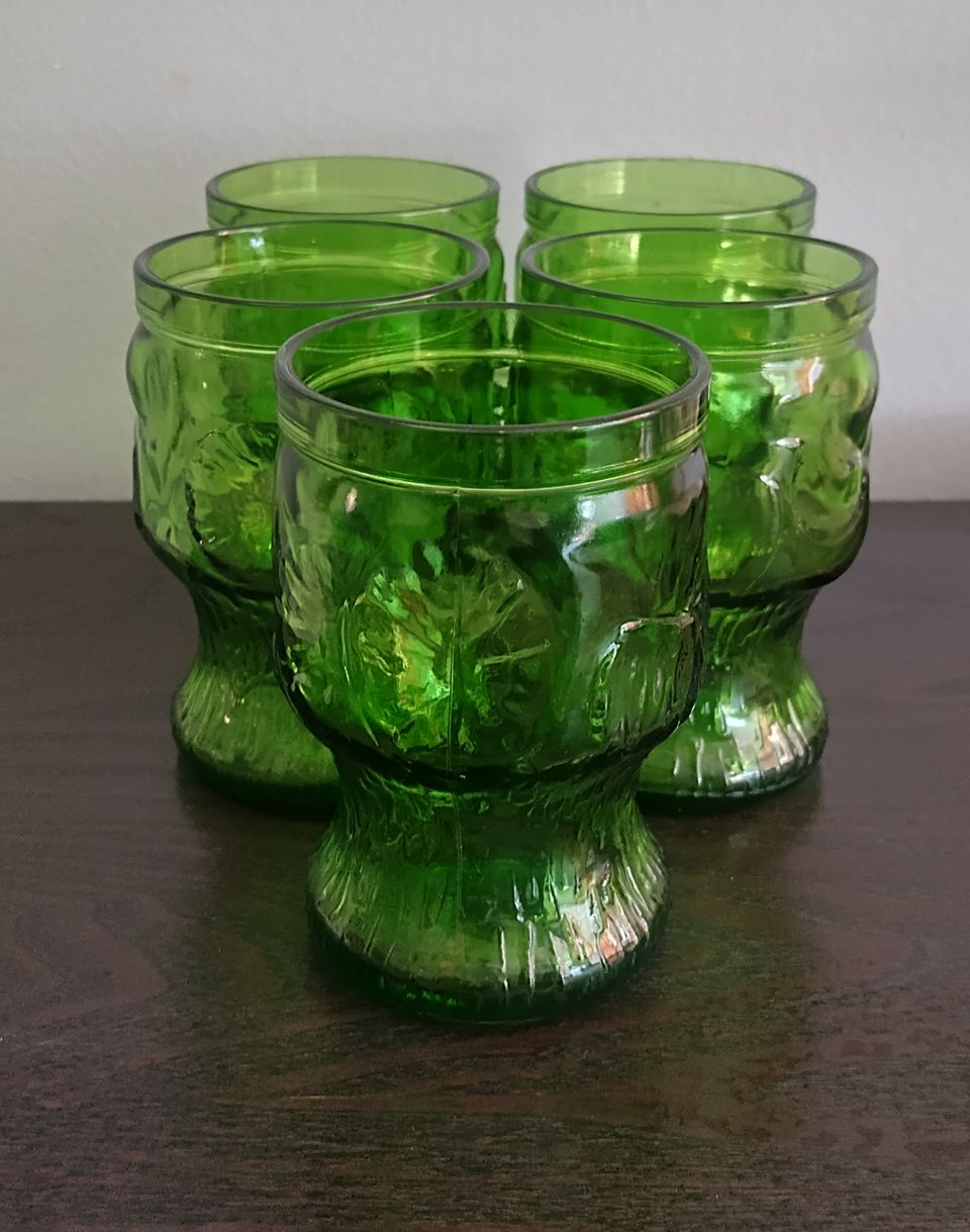 Retro vihreät lasit