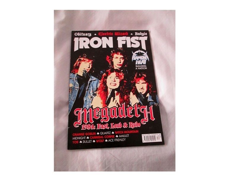Iron Fist UK lehti (2012), Megadeth, rock, metal