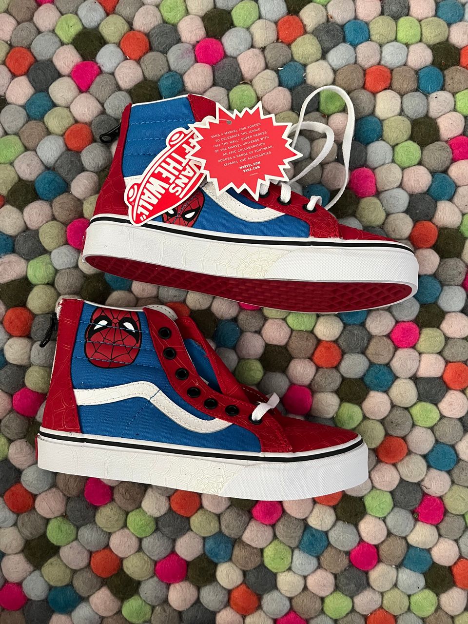 Vans Spiderman kengät koko 32 / 20.5cm