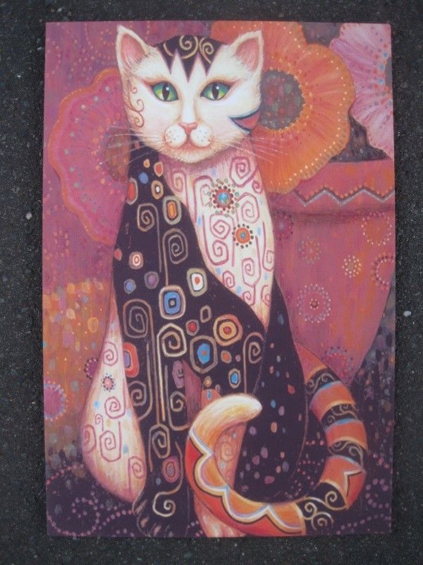 Gustav Klimt kissataulu 62x42cm