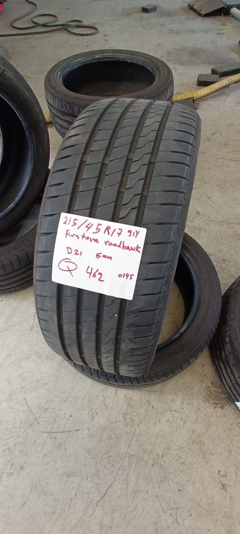 Kesärenkaat 215/45R17 91Y Firestone Roadhawk Q462