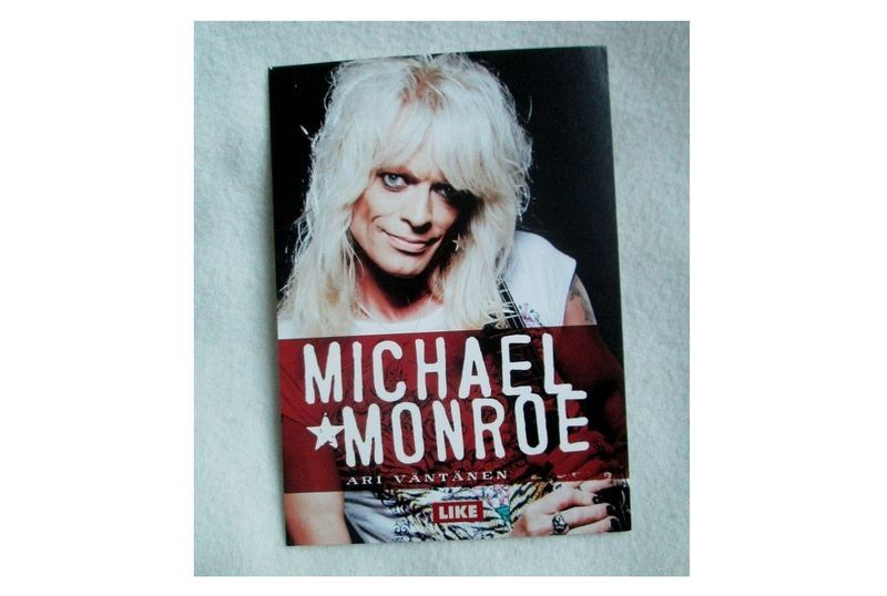 Michael Monroe postikortti, glam rock, Hanoi Rocks