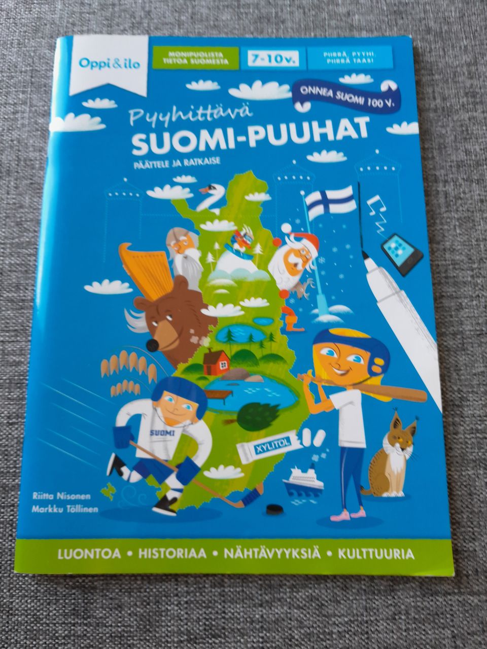 Suomi-puuhat, päättele ja ratkaise-kirja