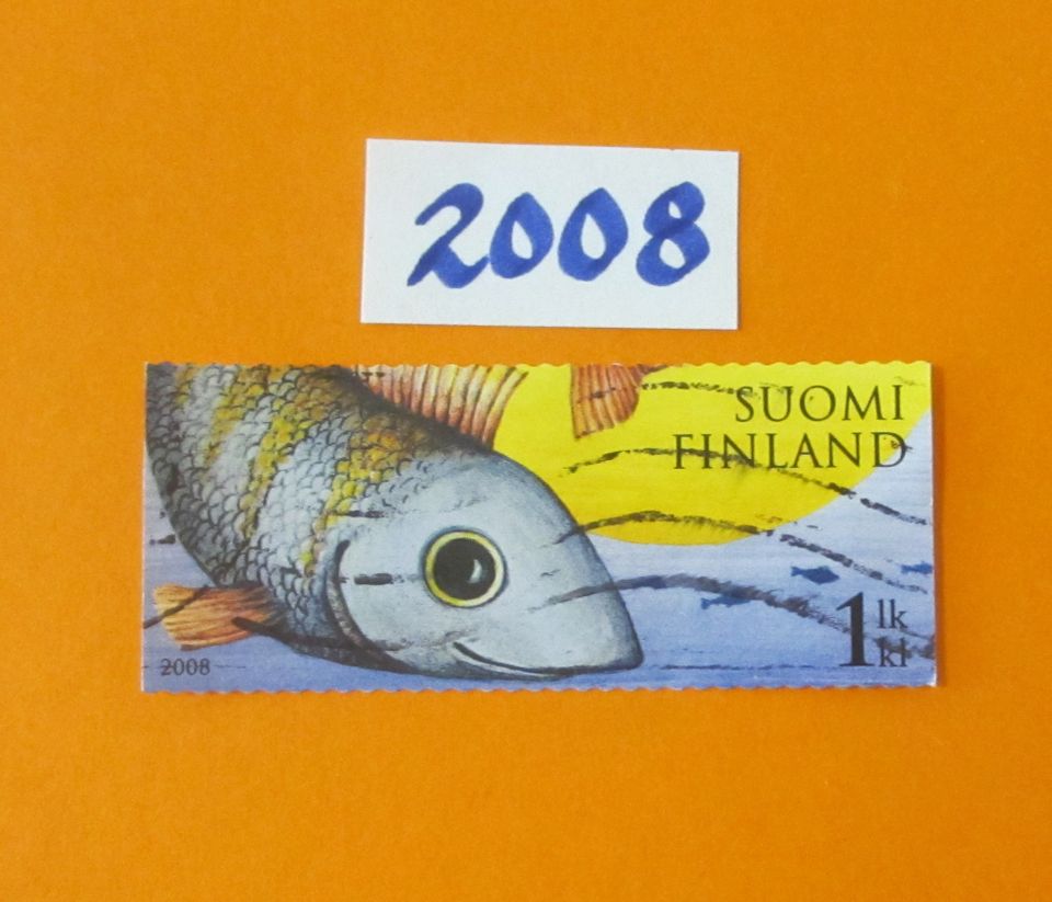 Postimerkki - Suomi 2008 Ahven