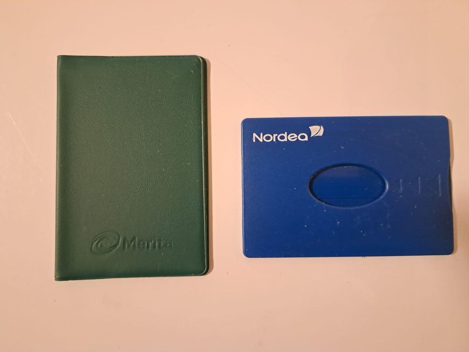 Pankkikorttikotelot (Merita, Nordea)